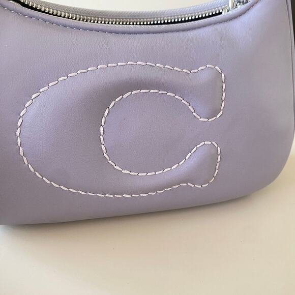 Coach CJ608 Teri Shoulder Bag Signature Quilting Mist - Picture 10 of 12